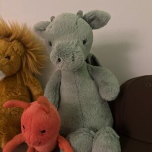 Jellycat Soft Green Dragon Plush